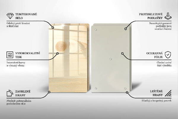 Copri piano cottura Asse di legno