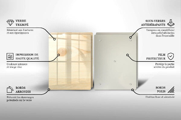 Copri piano cottura Asse di legno