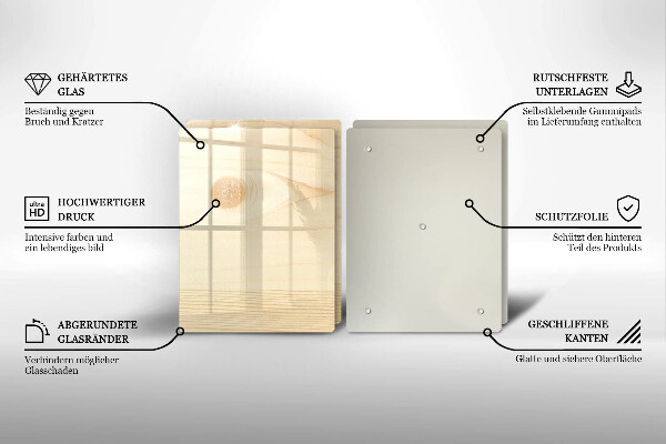 Copri piano cottura Asse di legno