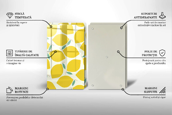 Copri piano cottura Limoni dei cartoni animati