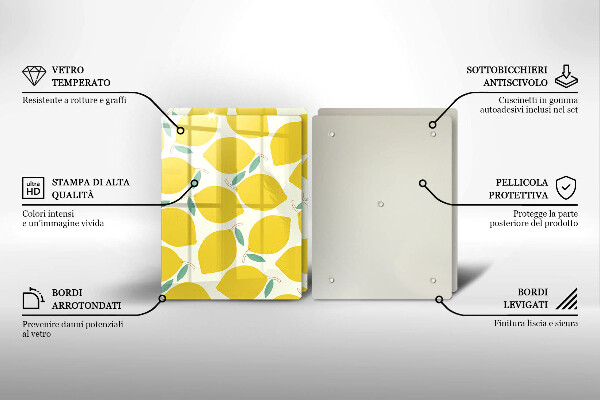 Copri piano cottura Limoni dei cartoni animati