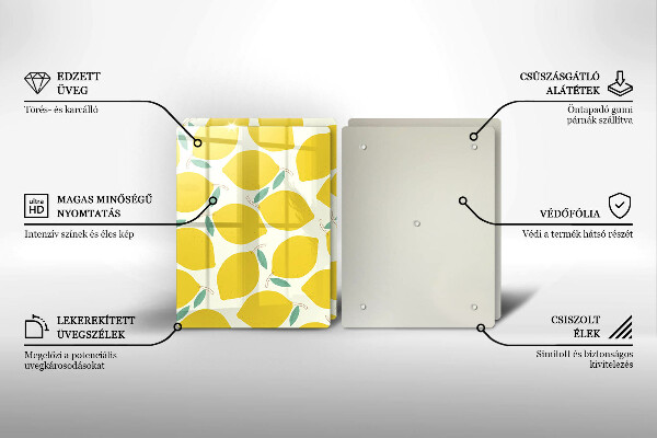 Copri piano cottura Limoni dei cartoni animati