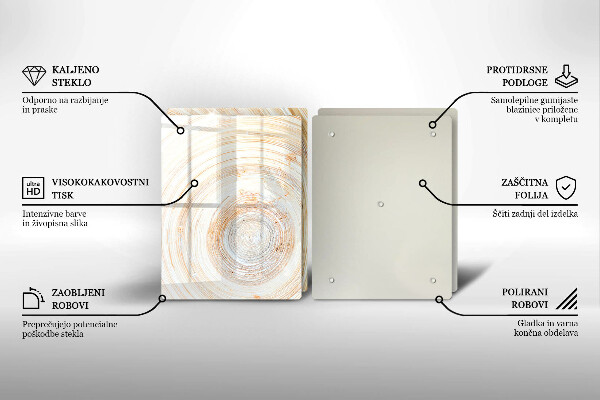 Copri piano cottura Struttura del legno