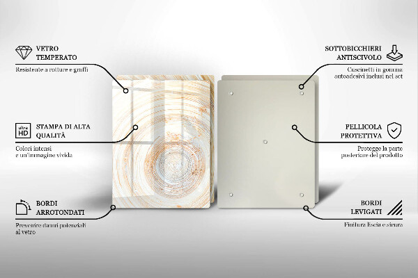 Copri piano cottura Struttura del legno