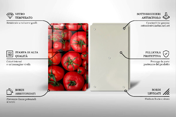 Copri piano cottura Pomodori