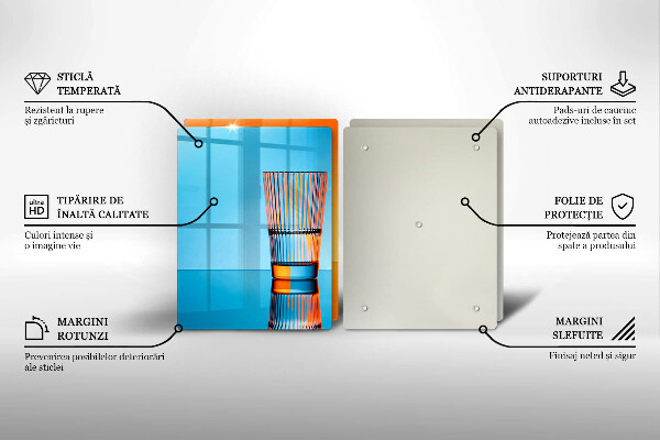 Copri piano cottura Due bicchieri d'acqua