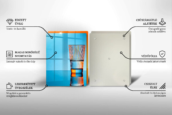 Copri piano cottura Due bicchieri d'acqua