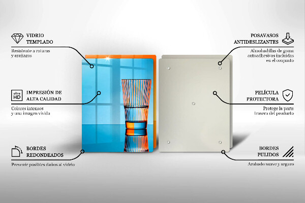 Copri piano cottura Due bicchieri d'acqua
