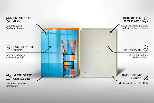 Copri piano cottura Due bicchieri d'acqua