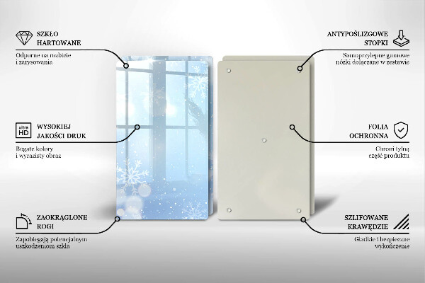 Copri piano cottura Trama invernale