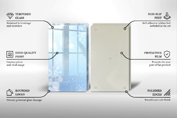 Copri piano cottura Trama invernale