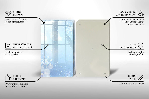 Copri piano cottura Trama invernale