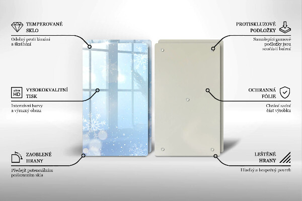 Copri piano cottura Trama invernale