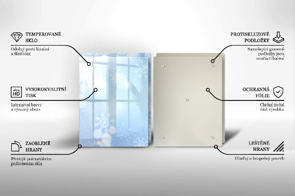 Copri piano cottura Trama invernale