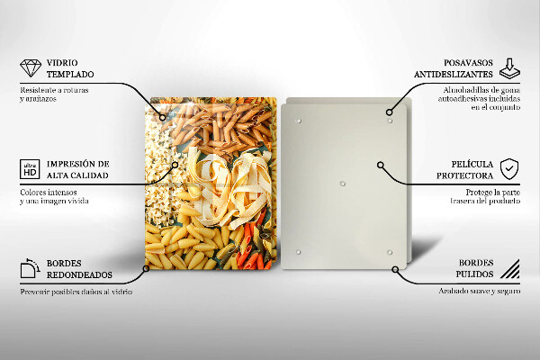 Copri piano cottura Diversi tipi di pasta