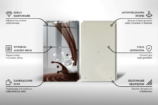 Copri piano cottura Latte e cioccolato