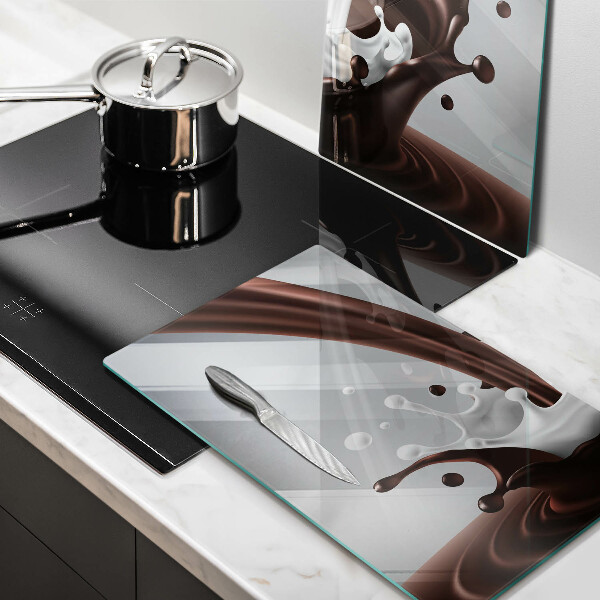 Copri piano cottura Latte e cioccolato