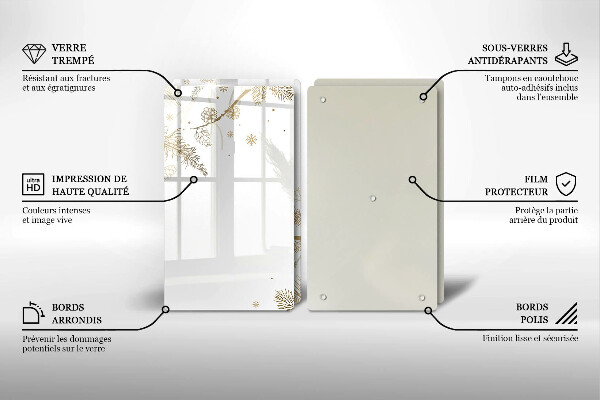 Copri piano cottura Decorazioni invernali