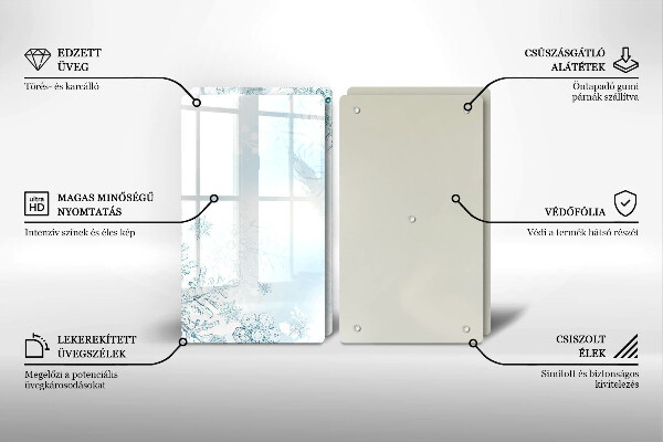 Copri piano cottura Fiocco di neve