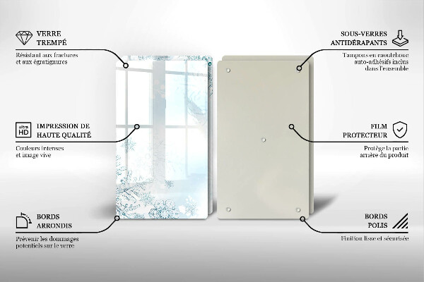 Copri piano cottura Fiocco di neve