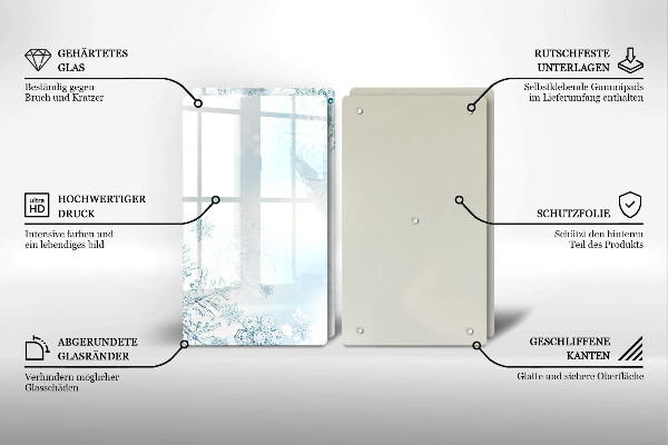 Copri piano cottura Fiocco di neve