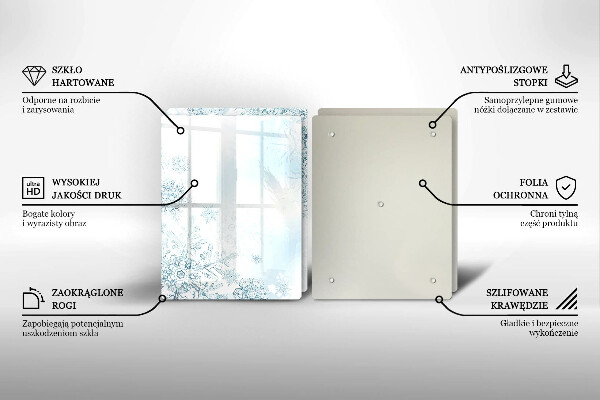 Copri piano cottura Fiocco di neve