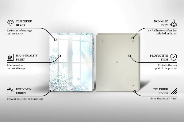 Copri piano cottura Fiocco di neve