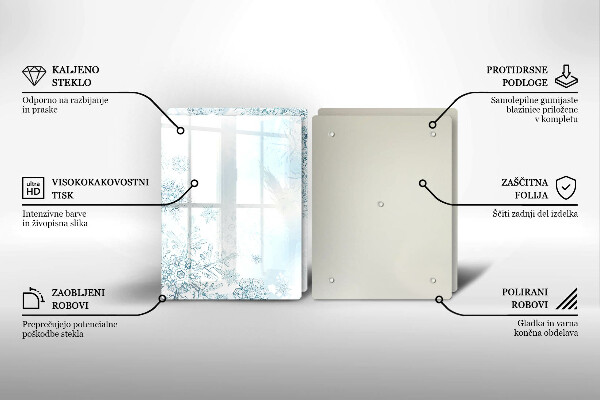 Copri piano cottura Fiocco di neve