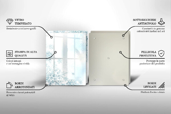 Copri piano cottura Fiocco di neve