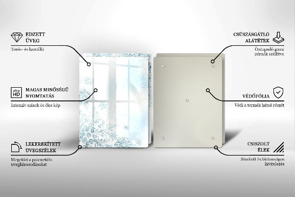 Copri piano cottura Fiocco di neve