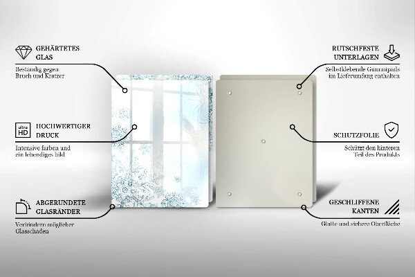 Copri piano cottura Fiocco di neve