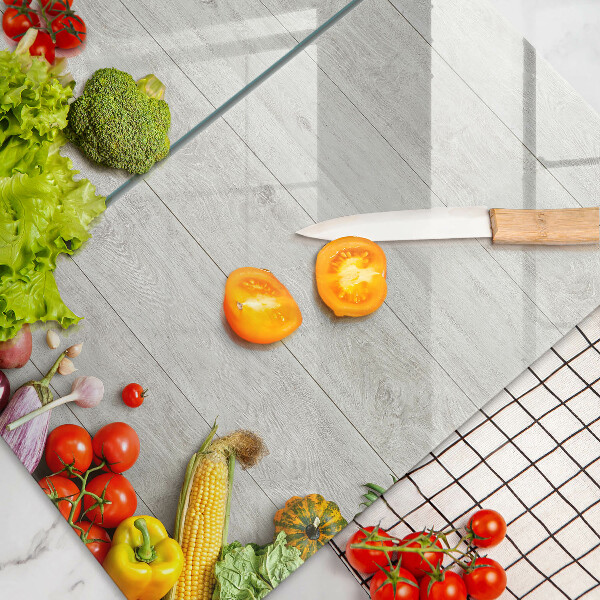 Copri piano cottura in vetro Verdure su tavole