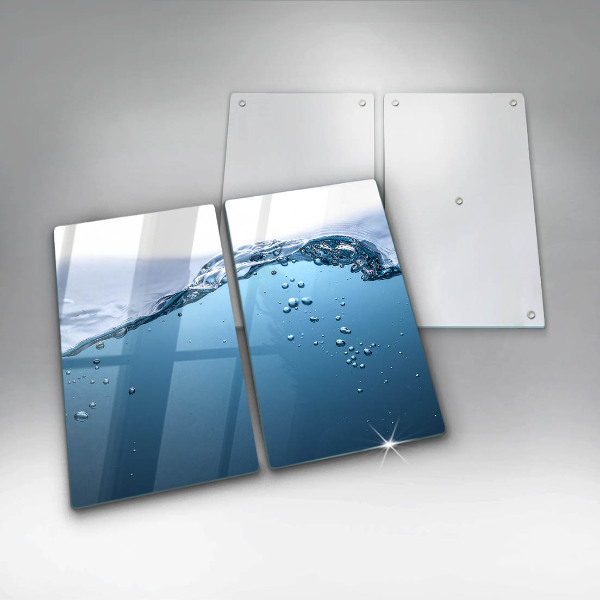 Copri piano cottura in vetro Acqua blu