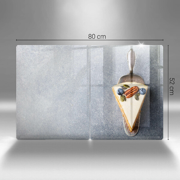 Copri piano cottura in vetro Pezzo di torta