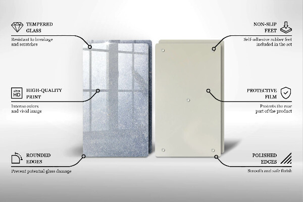 Copri piano cottura in vetro Pezzo di torta