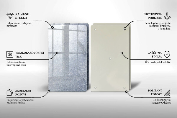 Copri piano cottura in vetro Pezzo di torta