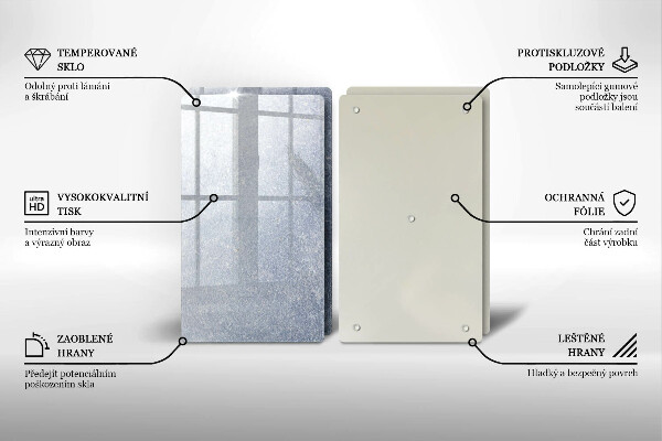 Copri piano cottura in vetro Pezzo di torta