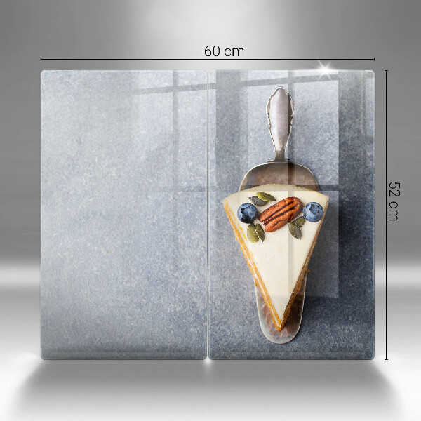 Copri piano cottura in vetro Pezzo di torta