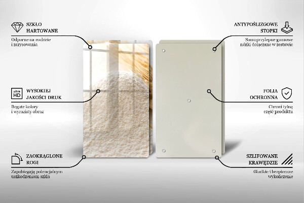 Copri piano cottura Farina e spighe di grano