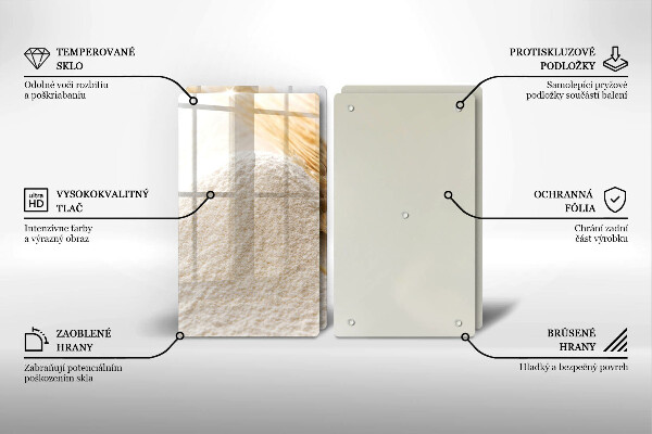 Copri piano cottura Farina e spighe di grano