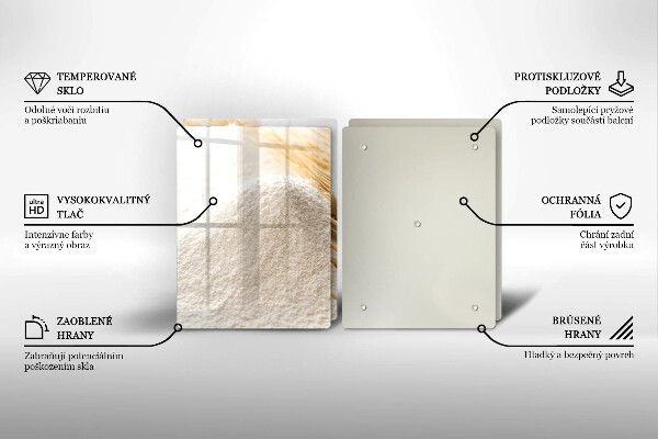 Copri piano cottura Farina e spighe di grano