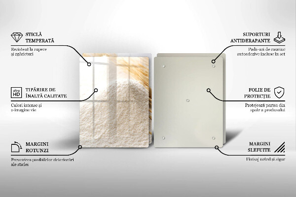 Copri piano cottura Farina e spighe di grano