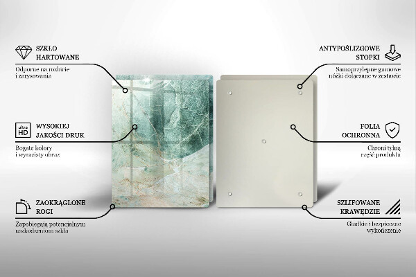 Copri piano cottura in vetro Struttura in pietra