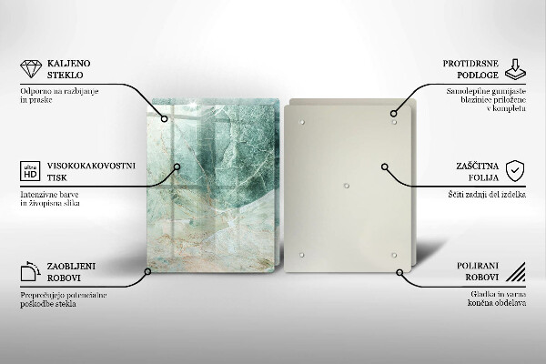 Copri piano cottura in vetro Struttura in pietra