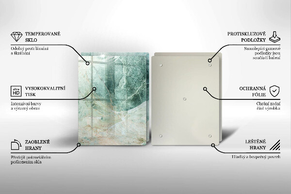 Copri piano cottura in vetro Struttura in pietra