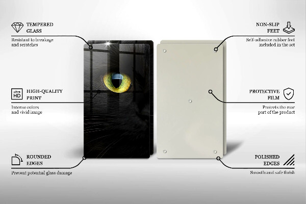 Copertura piano cottura Occhi di gatto animale