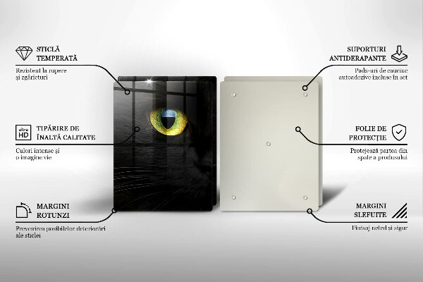 Copertura piano cottura Occhi di gatto animale