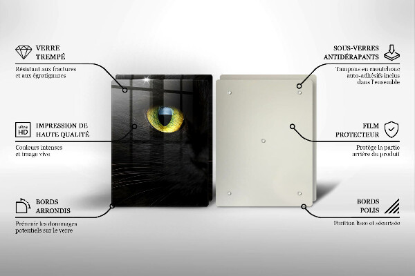 Copertura piano cottura Occhi di gatto animale