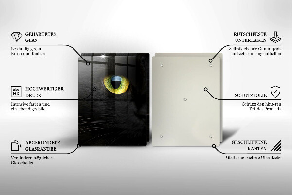 Copertura piano cottura Occhi di gatto animale