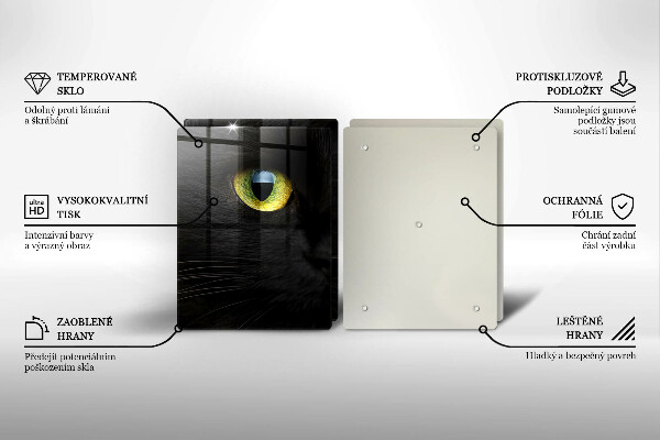 Copertura piano cottura Occhi di gatto animale